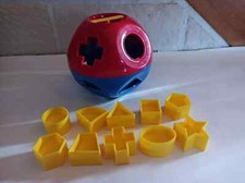 TUPPERWARE Balle Jouet Ballon Surprise 10 Formes Jeu Eveil Enfant Complet