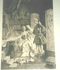 Diderot Le neveu de Rameau Gravure en Héliotypie Philippe Ledoux 1946 n°943/987