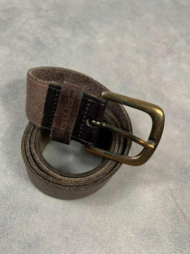 Ceinture cuir marron vintage