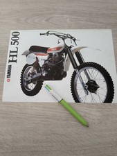 Brochure Prospectus Catalogue Yamaha HL 500   ( 1979 ) ORIGINAL...Not XT 500