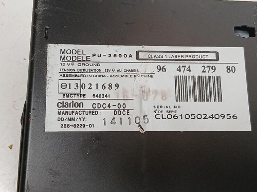 9647427980 autoradio peugeot - autoradio,