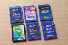 LOT 6 SDHC Card Made in Japan