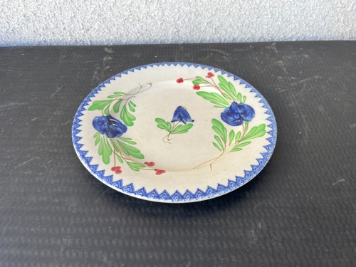 Assiette ancienne faïence - assiette, en