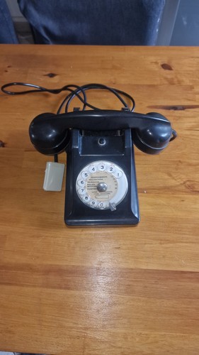Vintage téléphone noir - vintage,,