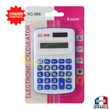 Petite Calculatrice Calculette de bureau à pourcentage 8 digits solaire 