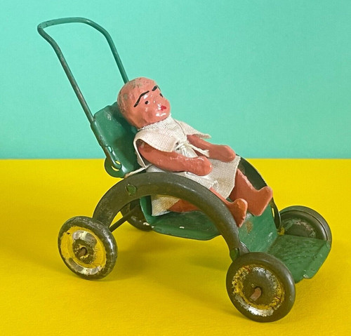 Poupee miniature ancienne - poupee,