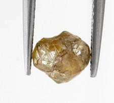 1.18TCW Marron Jaune Couleur Naturel Forme Coeur Diamant Fantaisie