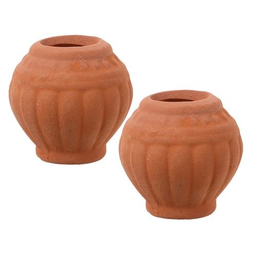 Pcs jardinière terre - 2, cuite