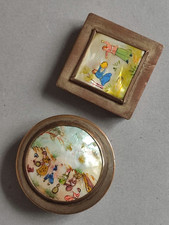 Boites à pilules en laiton