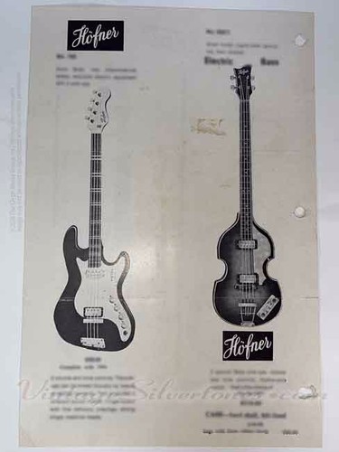 Hofner basses - , (beatle