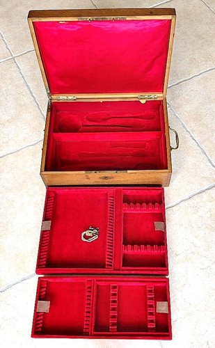 Ancien coffret bois pour - coffret,