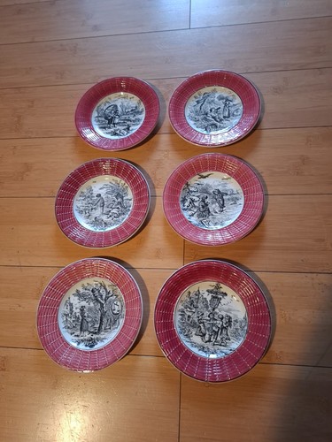 Assiettes dessert - 6,