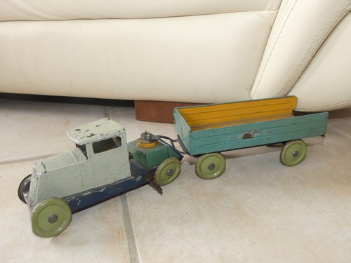 Jouet ancien camion tole - jouet,