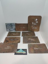 Lot Pochoirs Anciens Matinox Cuivre / Zinc Dont Un Disney