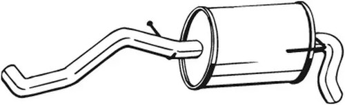 Silencieux final 227 - -111, bosal