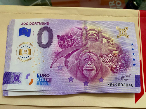 Billet zero euro souvenir - billet,