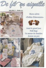 De fil en aiguille N°1 HS point croix Petites frimousses Bestseller V. Enginger