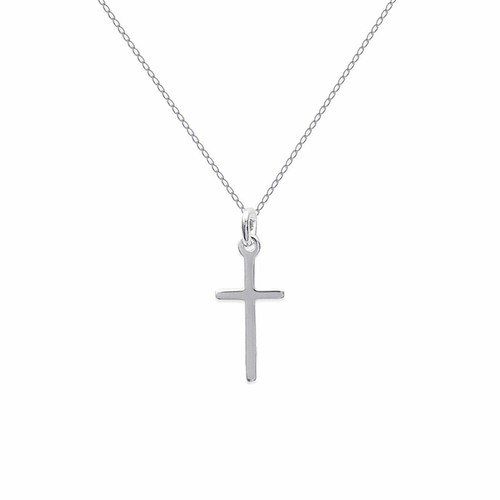 Collier pendentif croix argent - collier,