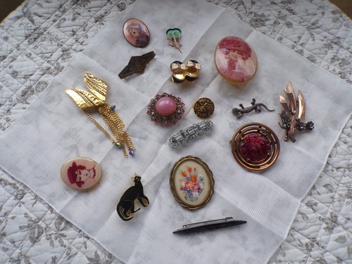 Lot bijoux anciens et - bijoux,
