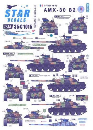 Star decals french - decals, army