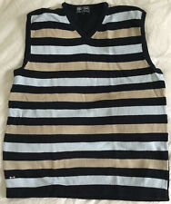 Pull débardeur à rayures col en V Eden Park Taille L 100% coton Très bon état