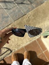 RARISSIME ALAIN MIKLI PAIRE DE LUNETTES DISSYMETRIQUE HAUTE COUTURE CIRCA 1980