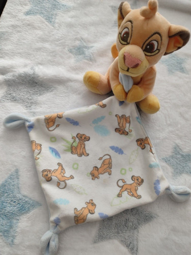 Disney baby roi lion doudou - roi,