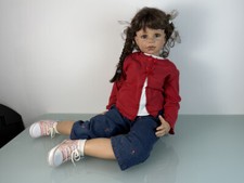 Poupée d'artiste poupée Monika Levenig poupée en vinyle 85 cm. Excellent état