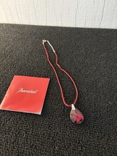 Collier Psydélic rouge en