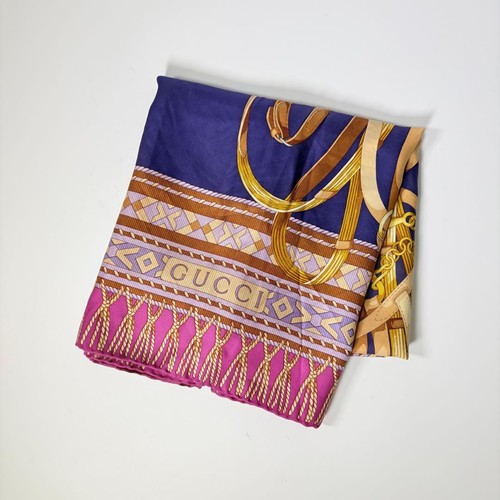 Gucci écharpe soie motif - Écharpe,