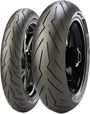 120/70 ZR17 58W Pneu Été PIRELLI Diablo Rosso III Moto