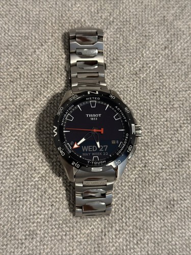 Tissot touch black unisex - t-touch,