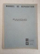 2776 RTA Revue Technique Manuel Réparation Matra Simca Rancho Peugeot Talbot