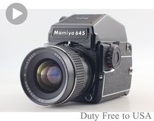 [N MINT] Mamiya M645 1000S PD Prism Finder + Sekor C 45mm f2.8 S Lens From JAPAN