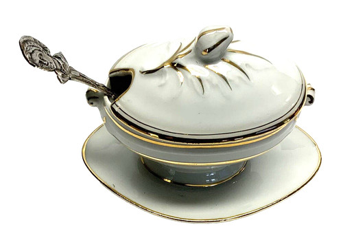 Ancien moutardier faïence - ancien,