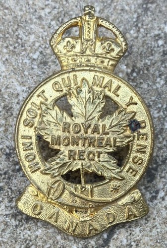 Cap badge royal - badge, montreal