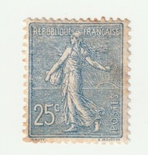 ♣ Timbre France Semeuse 1900