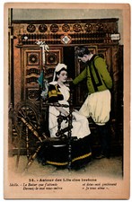 CPA Autour des Lits Clos