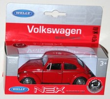 VW BEETLE / COCCINELLE VOLKSWAGEN - VOITURE MINIATURE - WELLY NEX MODELS - NEUF 