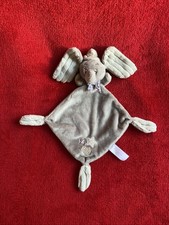?? Doudou Éléphant Dumbo Écharpe Losange Gris Étoiles Nouettes DISNEY  TTBE