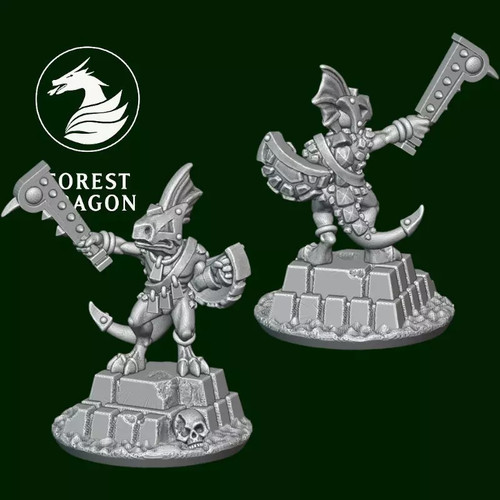 Hommes lézards héros - lézards,