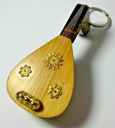 Handmade oud keychain - handmade, wooden