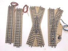  MARKLIN AIGUILLAGES CROISEMENT RAILS ALIMENTATION TESTÉS TRAIN ELECTRIQUE HO