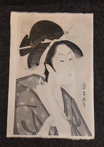 Ancienne gravure japonaise - gravure,