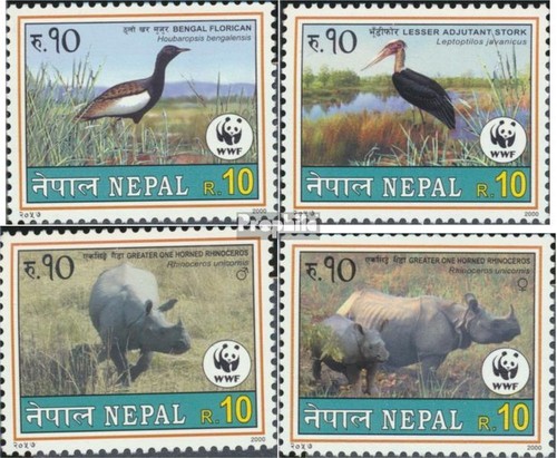 Nepal 718 721 complète - nepal, 718-721