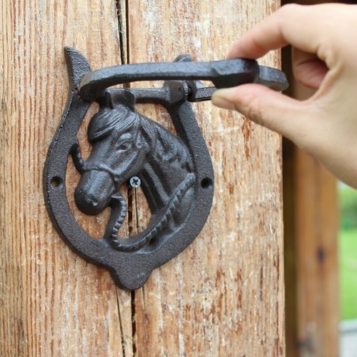 Vintage fonte porte poignée - fonte,
