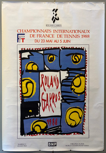 Affiche poster roland garros - affiche,
