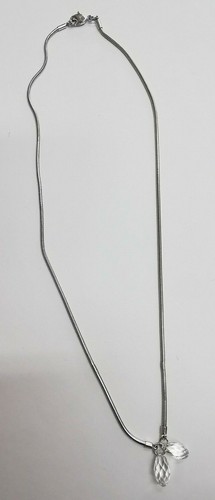 Collier fantaisie argenté - collier,