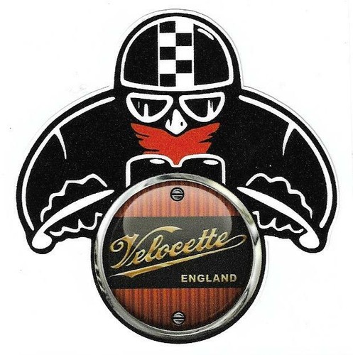 Velocette biker sticker - velocette, vinyle