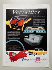 PUBLICITE ANNEES 50 - VEDETTE SIMCA VERSAILLES REGENCE - ILLUSTRATION REYNOIRD